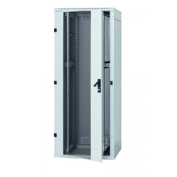 Triton 19" Netzwerkschrank Rma, 27 He, 600 X 800 Mm, Lichtgrau Ral 7035