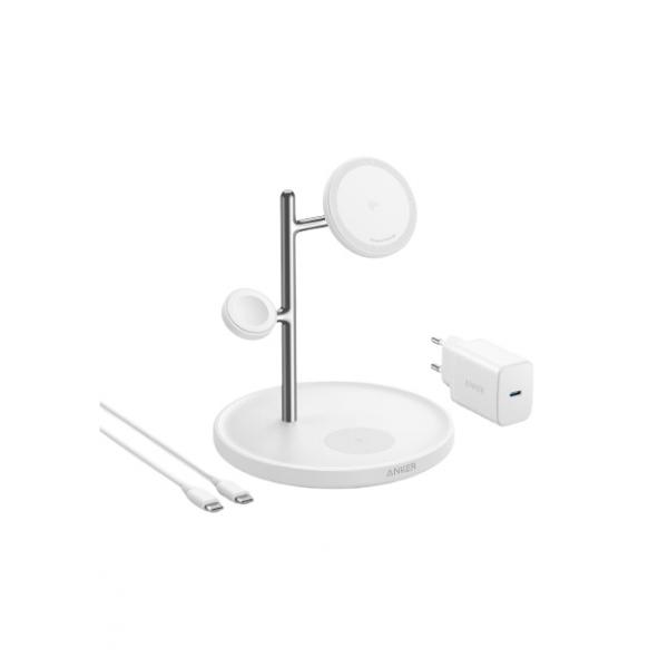 Anker Maggo Wireless Charging Station 3-IN-1 Faltbar White
