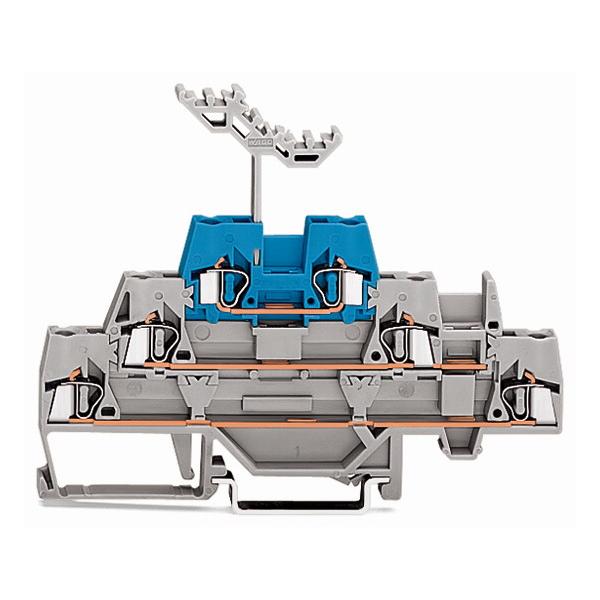 Wago DreistocK-Klemme 280-552 2,5qmm Grau/grau/blau 0,08-2,5qmm