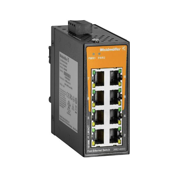 Weidmüller IE-SW-El08-8tx Industrial Ethernet Switch 8 Port 100 Mbit/s