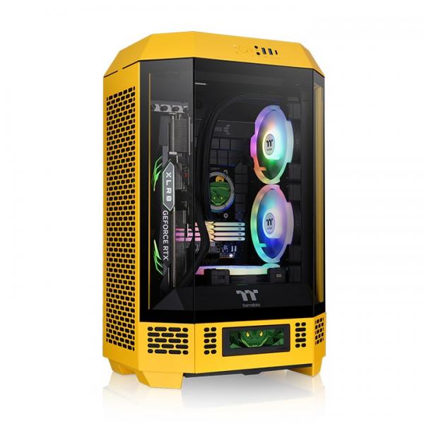 Thermaltake The Tower 300 MicrO-Atx Gehäuse Mit Sichtfenster Bumblebee
