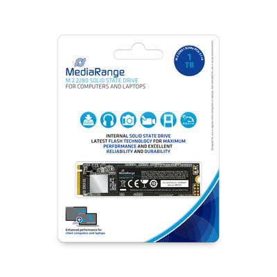 Mediarange Intern.m.2 Ssd 2280 Nvme Pcie Tlc Nand 1tb