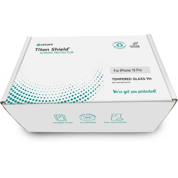 Estuff Infinite Apple Iphone 16 Pro Black Full Cover Titan (es501423-50bulk) - Image 4