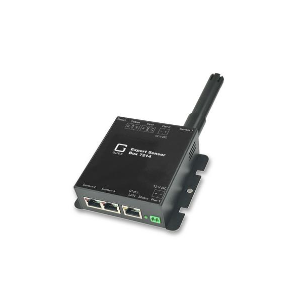 Gude 7214-12 Exp.sensor Box TemP-H 2xsensorport 1xrel.out 1xio In Poe (721412)