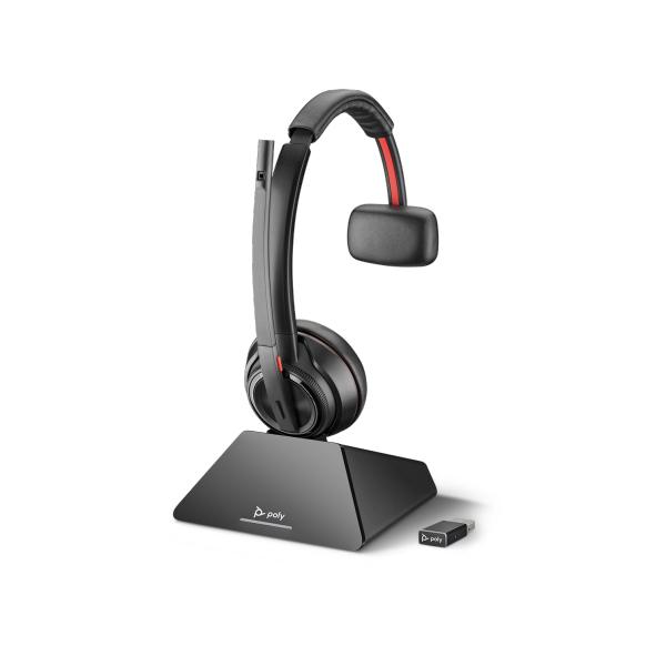 Poly Savi 8210 Uc S8210-M C UsB-A D200 UsB-A Oth Monaural Msft Cert Dect Uk Euro Aus nz