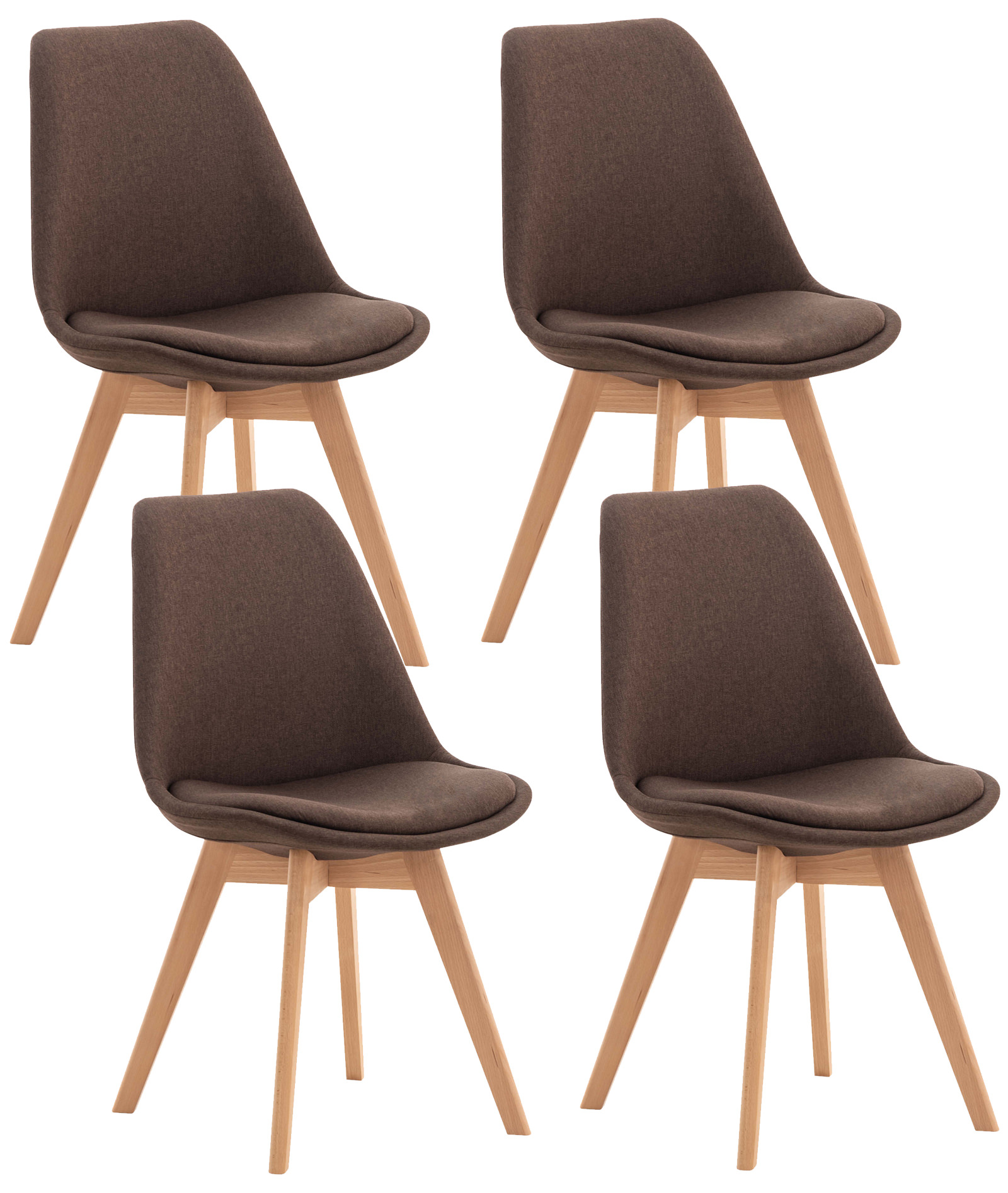 4er Set Stuhl Linares Stoff
