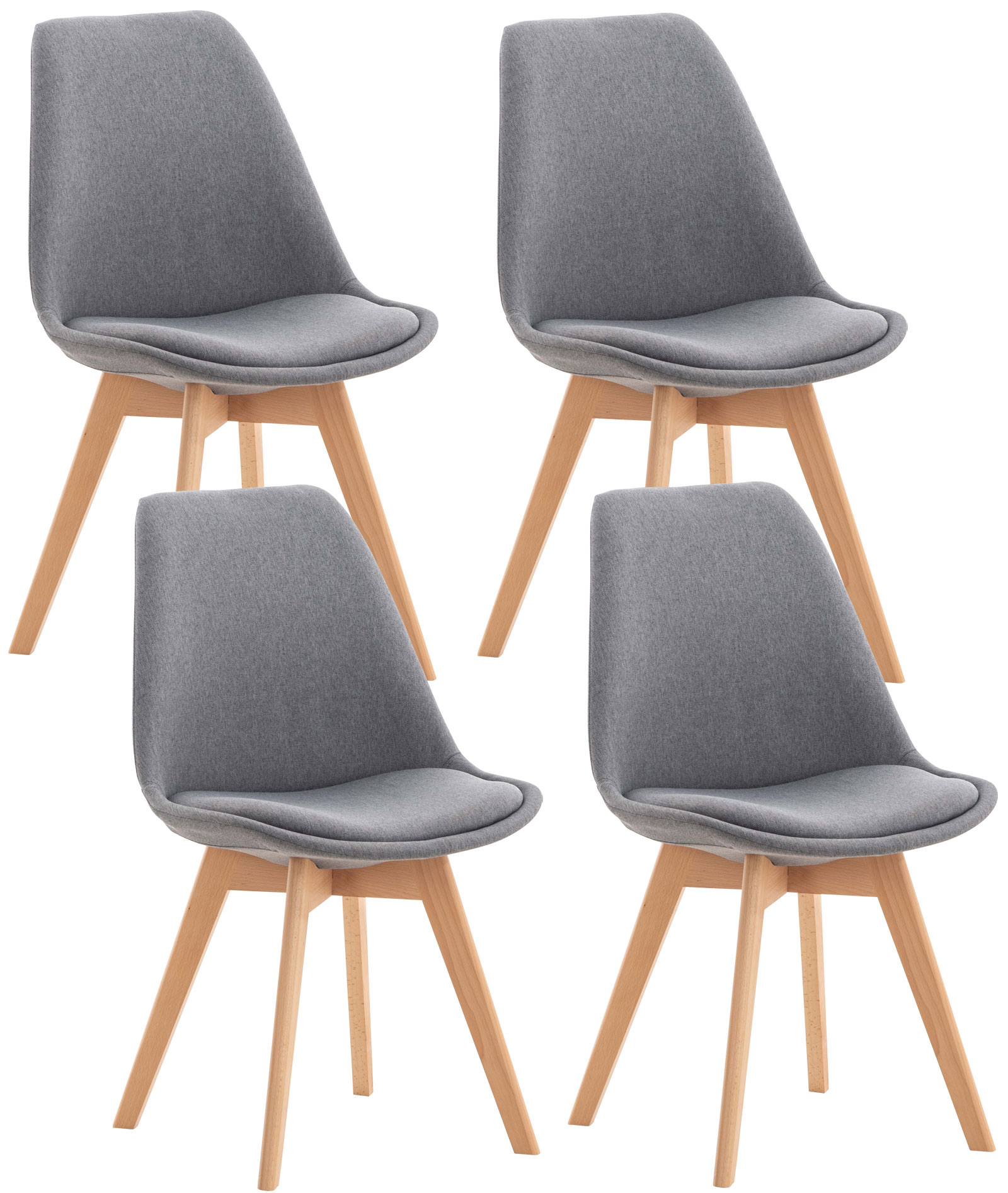 4er Set Stuhl Linares Stoff