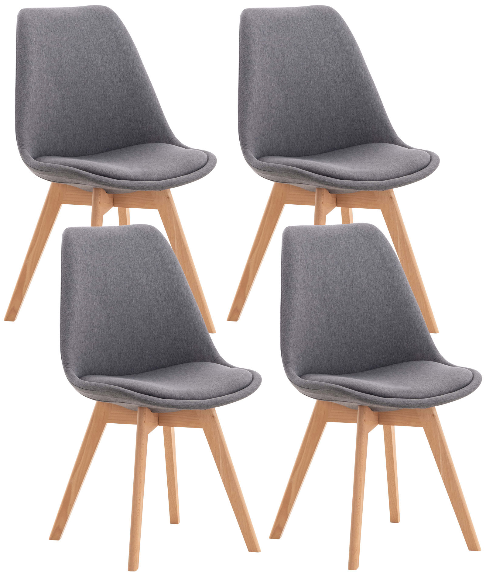 4er Set Stuhl Linares Stoff