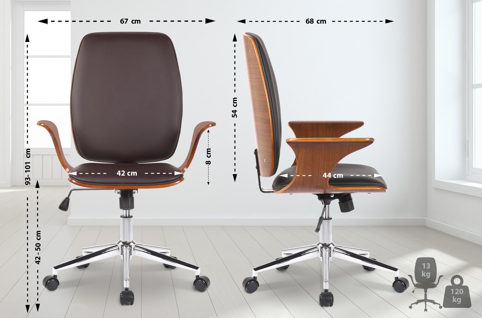 Bürostuhl Burbank Kunstleder