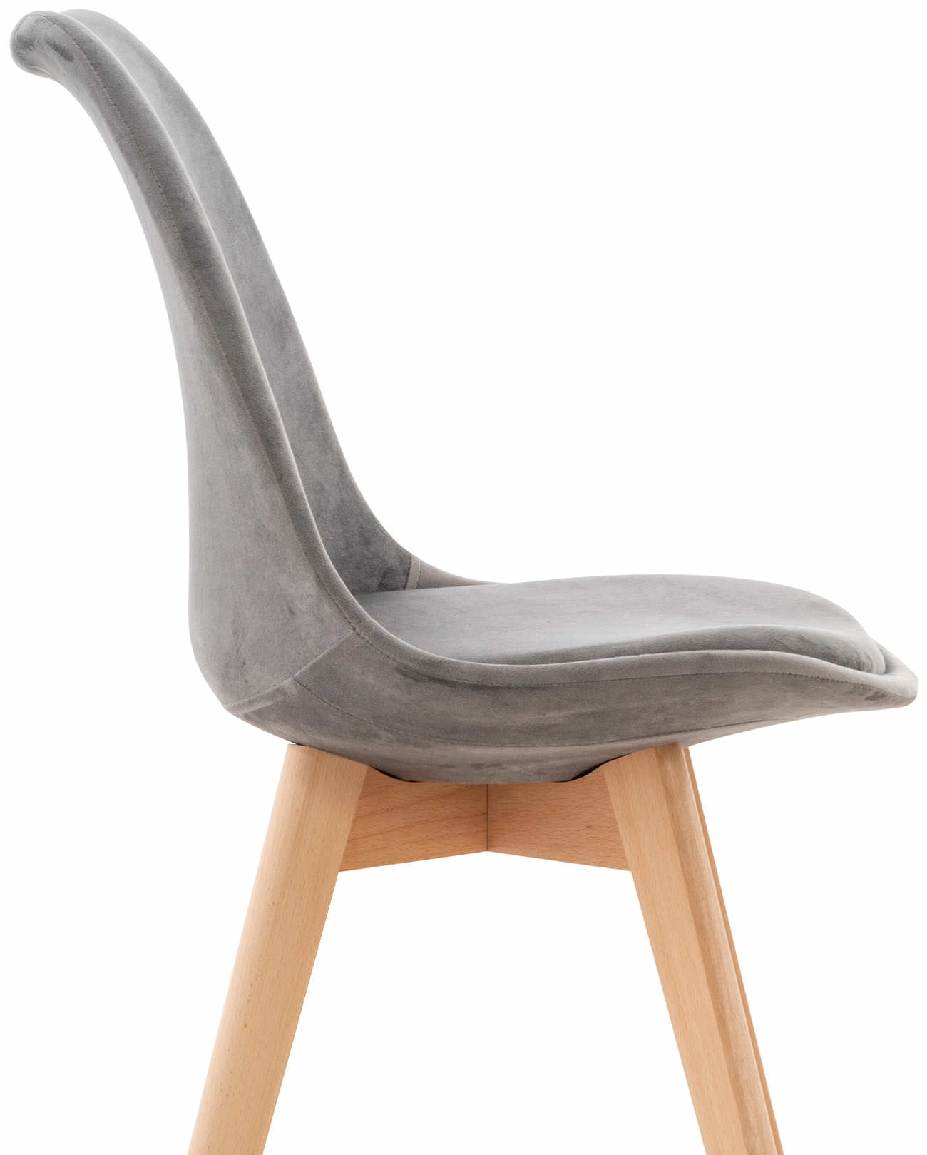 4er Set Stuhl Linares Samt - Image 6