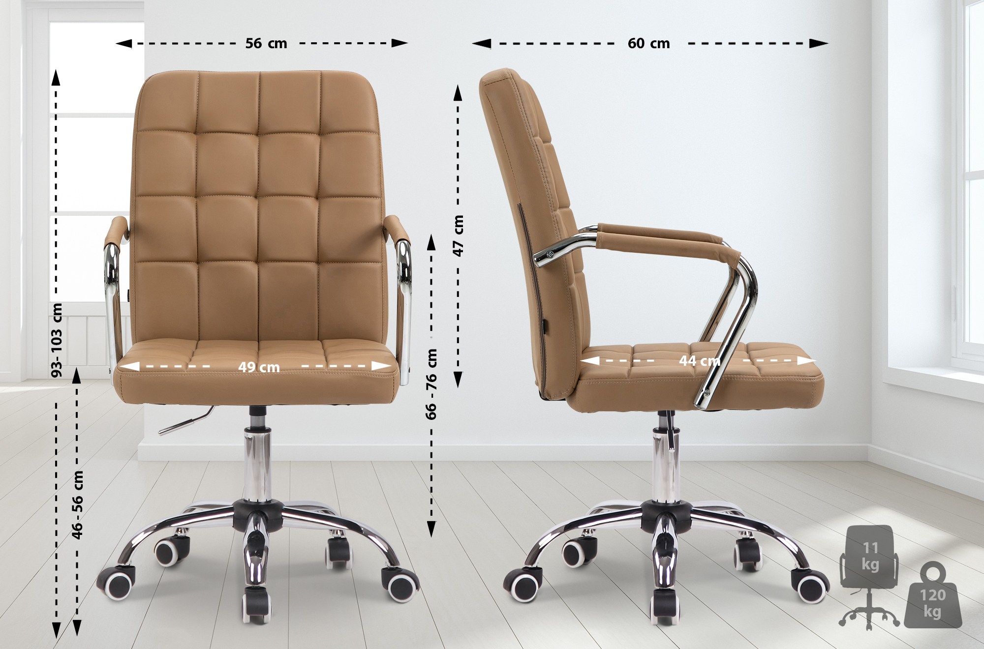 Bürostuhl Terni Kunstleder