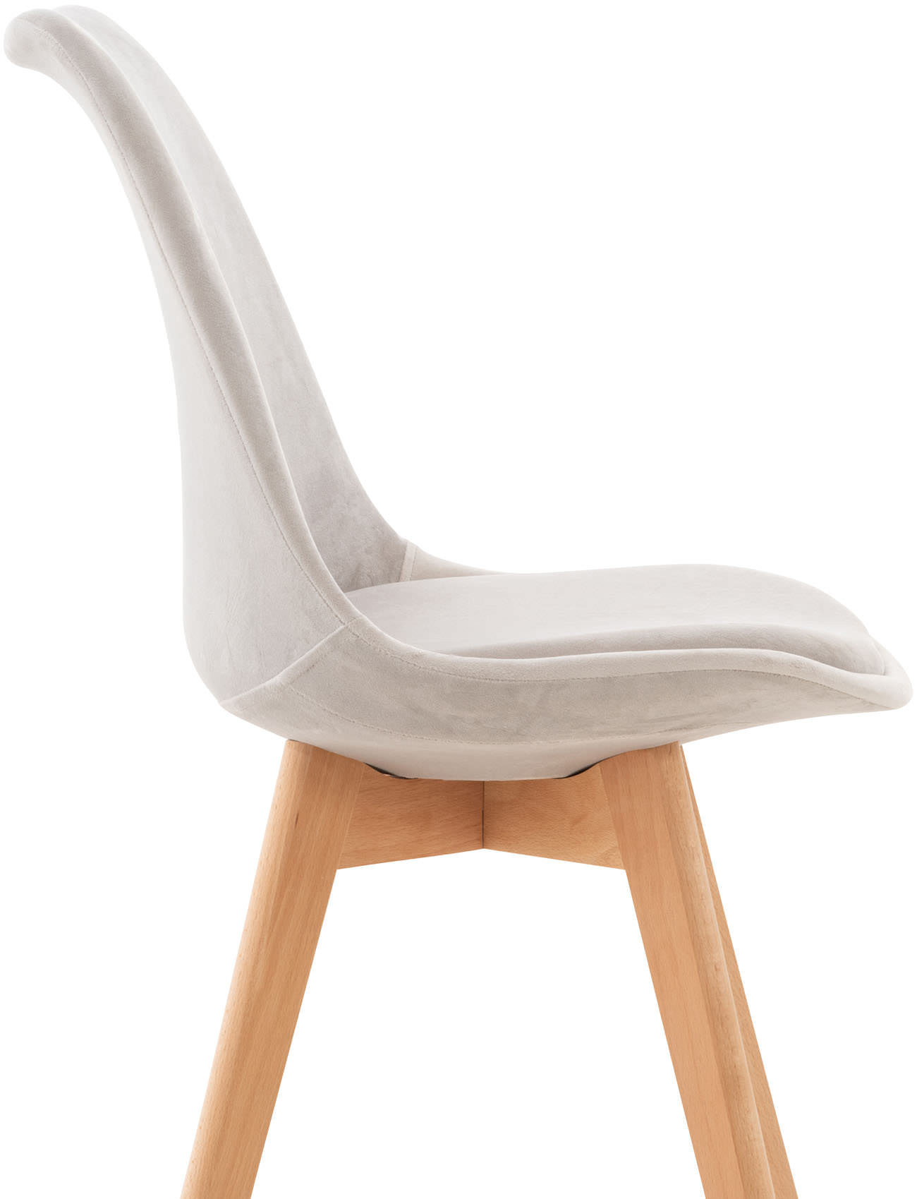 4er Set Stuhl Linares Samt - Image 6
