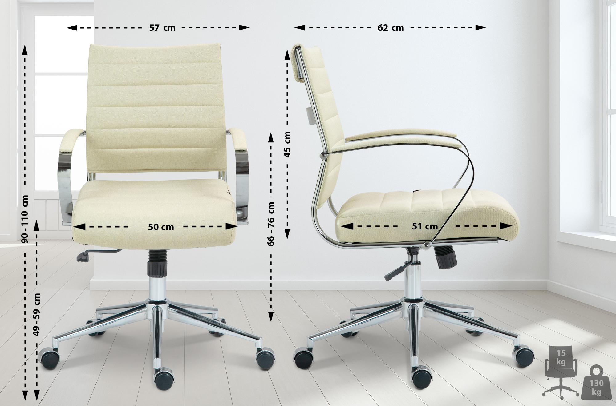 Bürostuhl Oakland Stoff