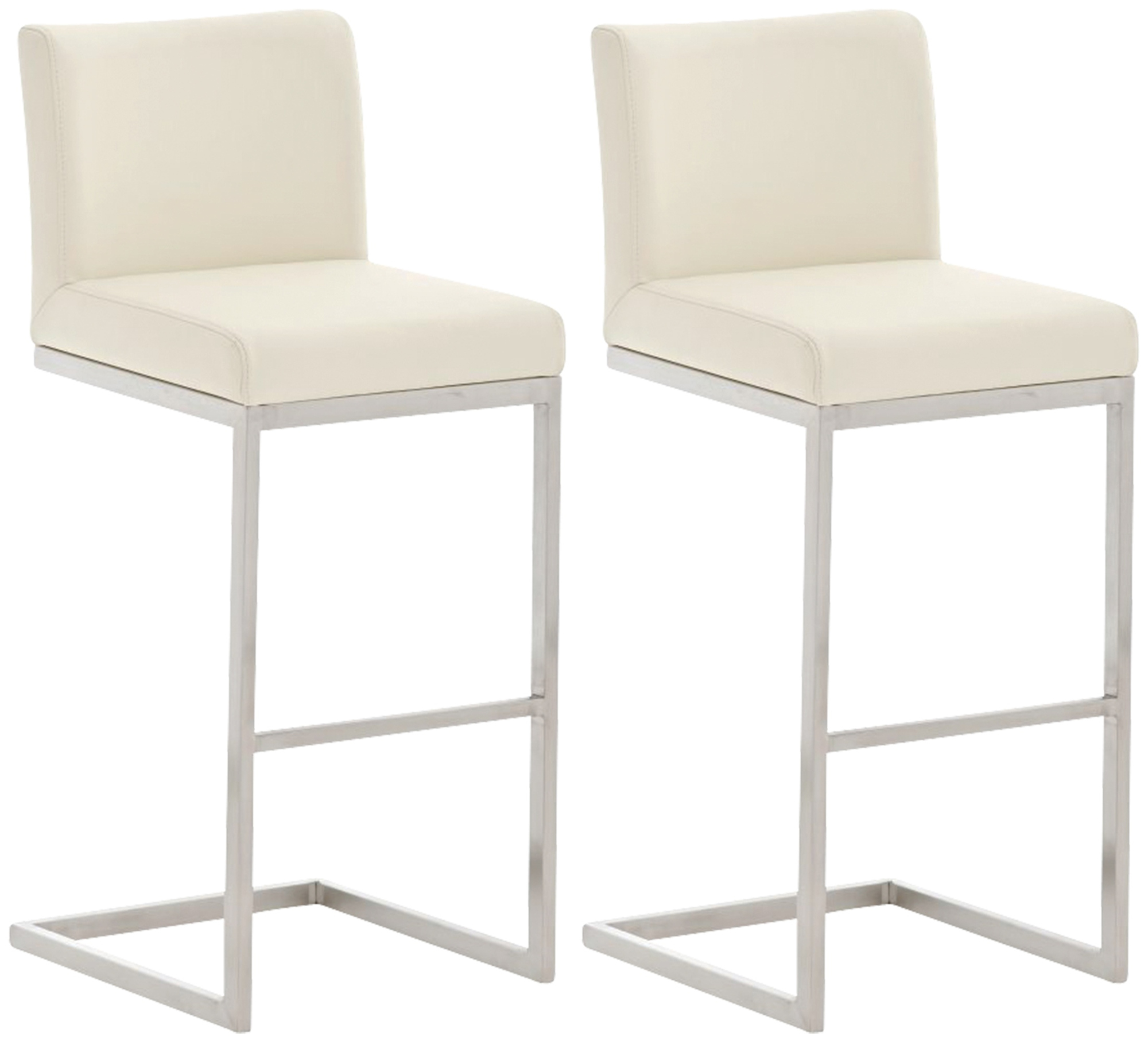 2er Set Barhocker Paros Kunstleder