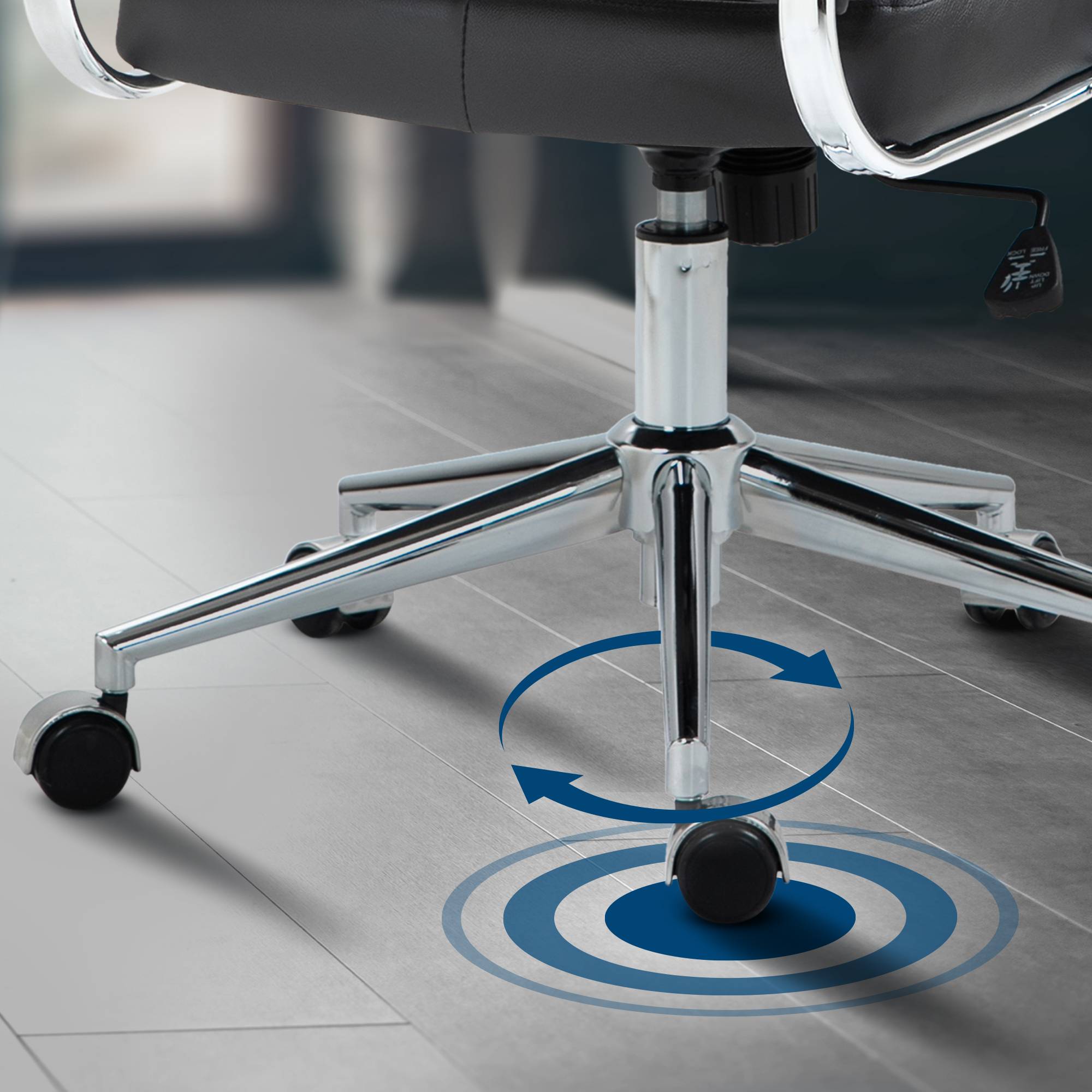 Bürostuhl Oakland Echtleder - Image 4