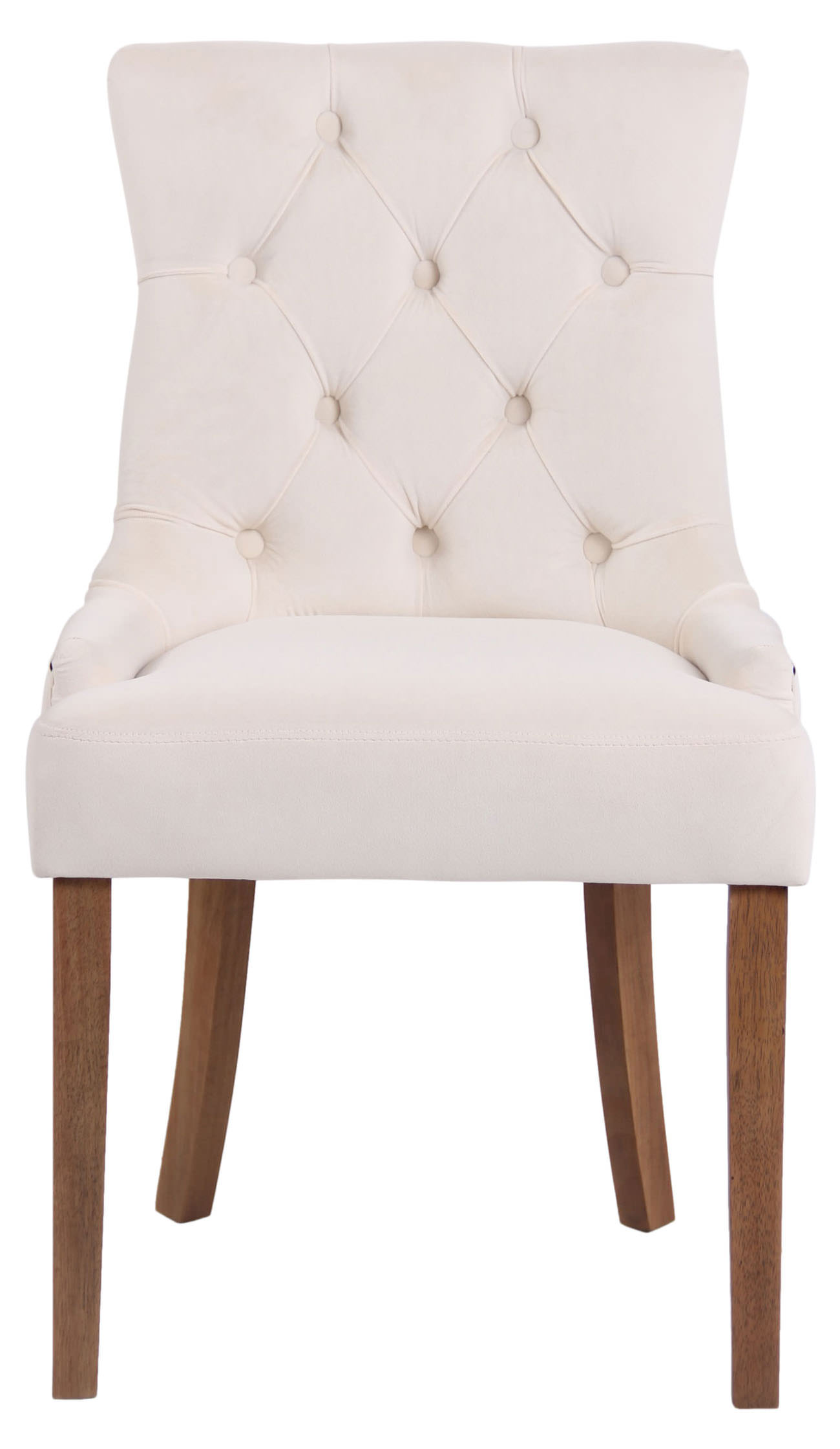4er Set Esszimmerstühle Aberdeen Samt AntiK-Hell
