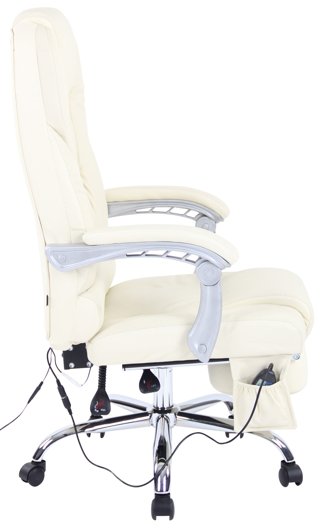 Bürostuhl Pacific Echtleder Mit Massagefunktion - Image 4