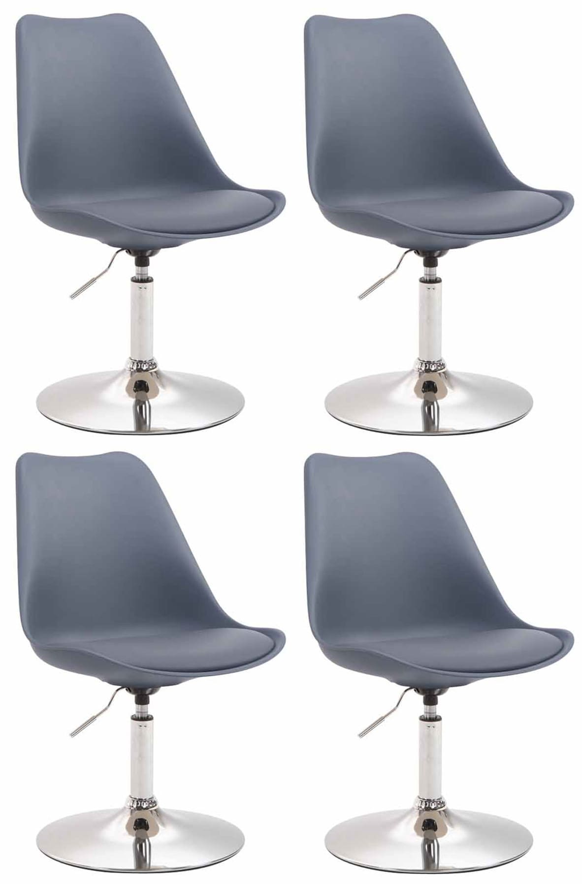4er Set Esszimmerstühle Maverick C Kunststoff