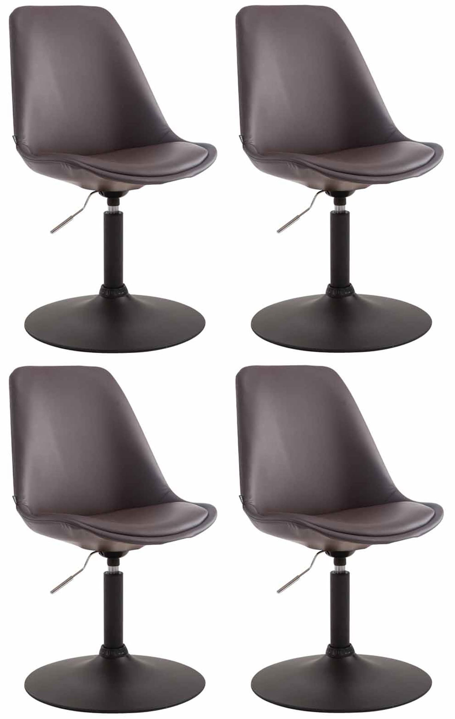 4er Set Esszimmerstühle Maverick B Kunstleder