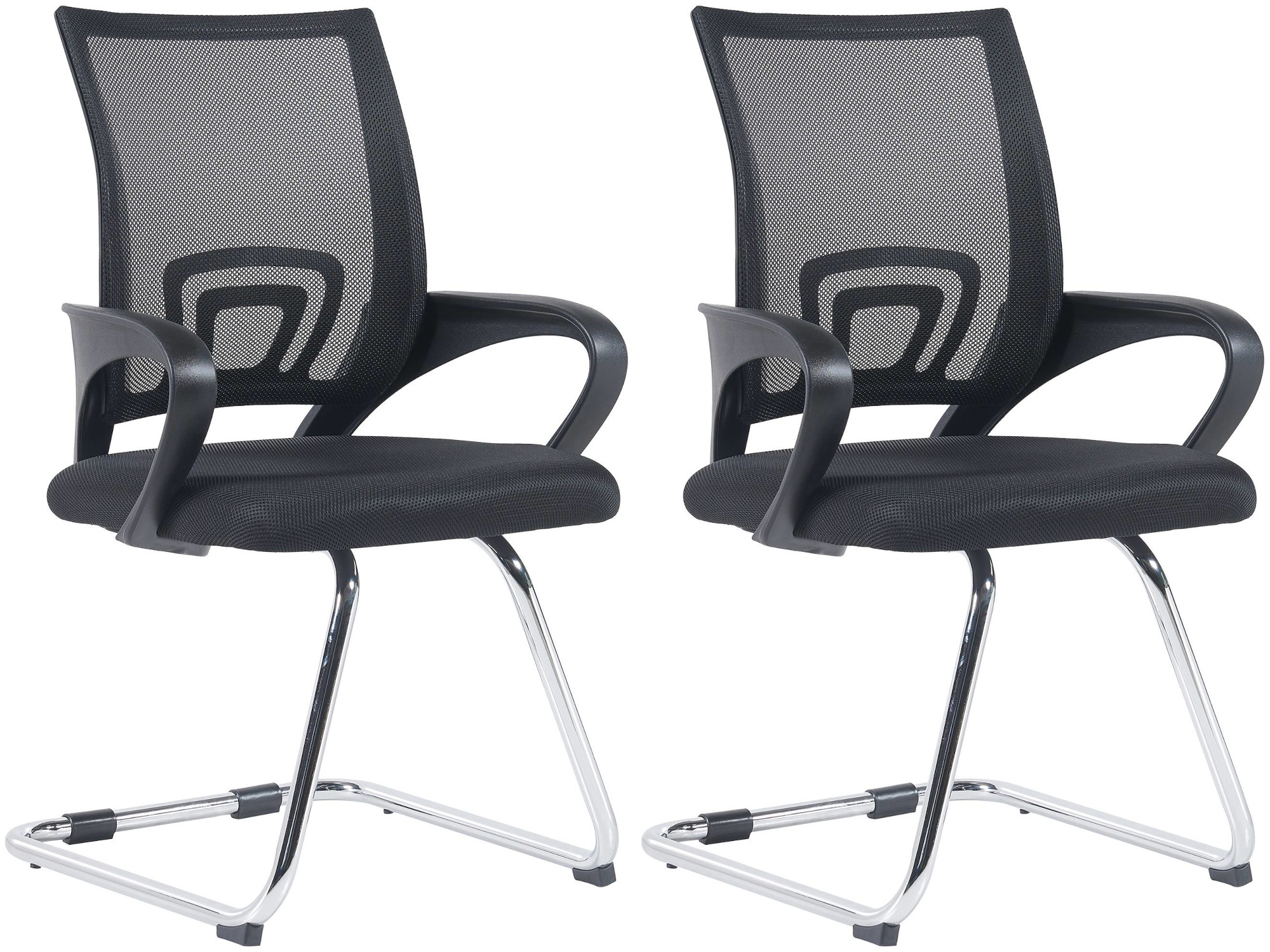 2er Set Besucherstühle Eureka