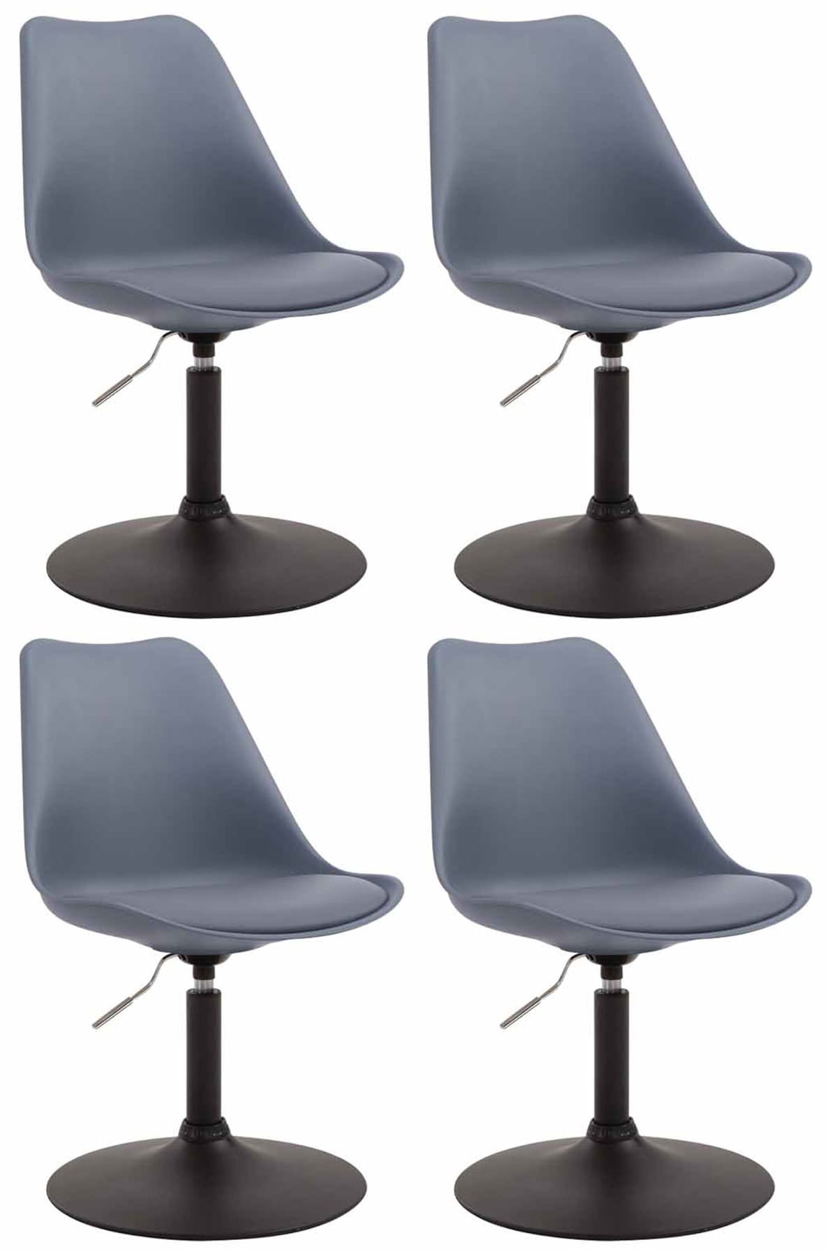 4er Set Esszimmerstühle Maverick B Kunststoff