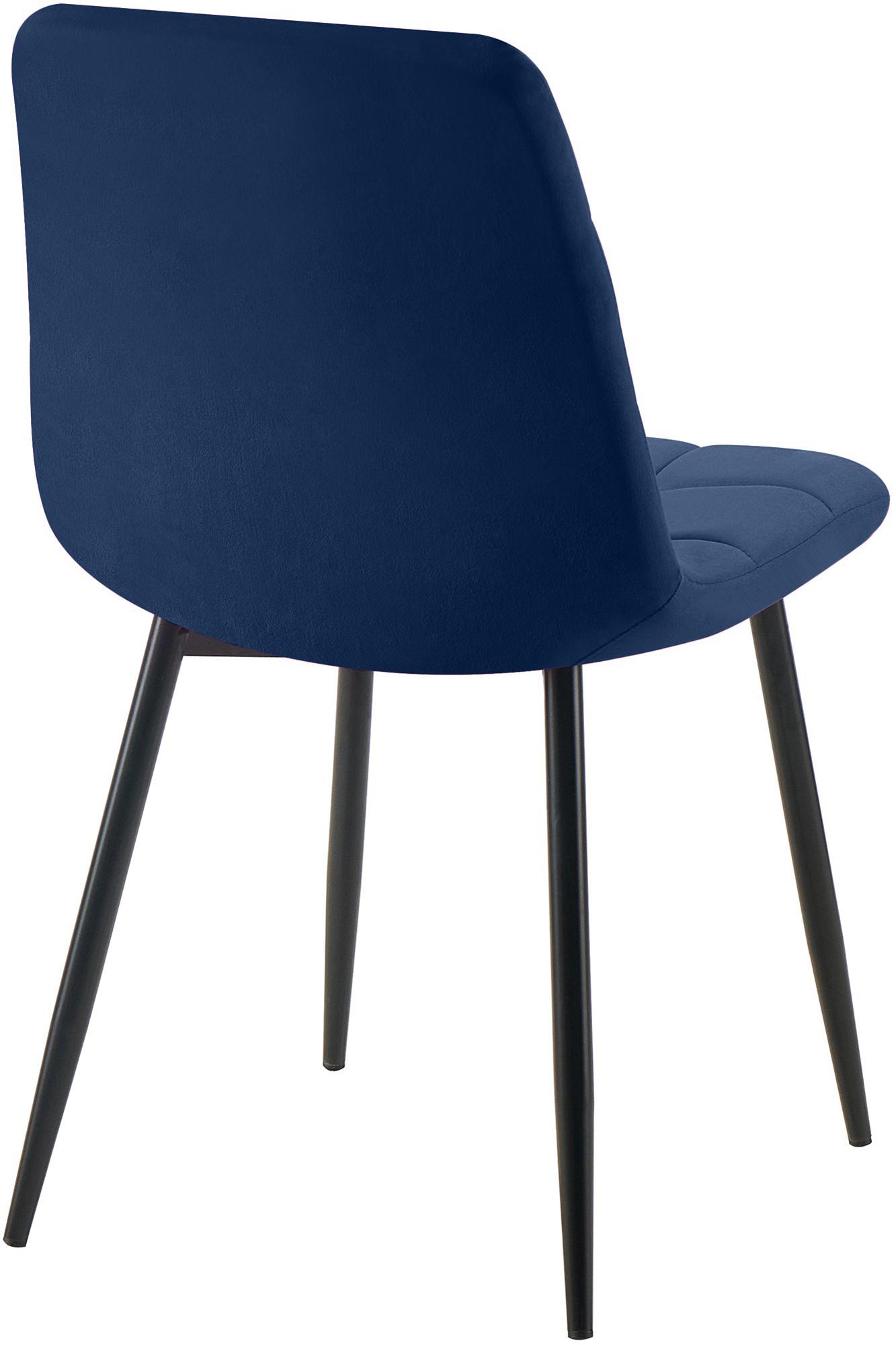 4er Set Esszimmerstuhl Tilde Samt