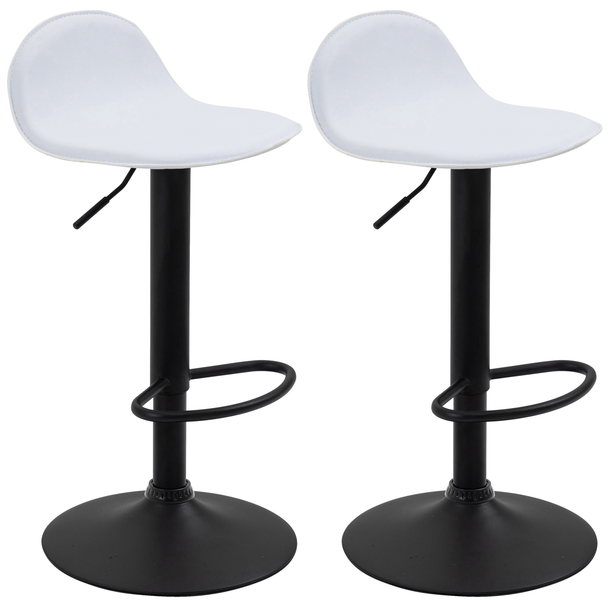 2er Set Barhocker Lana V2 Schwarz