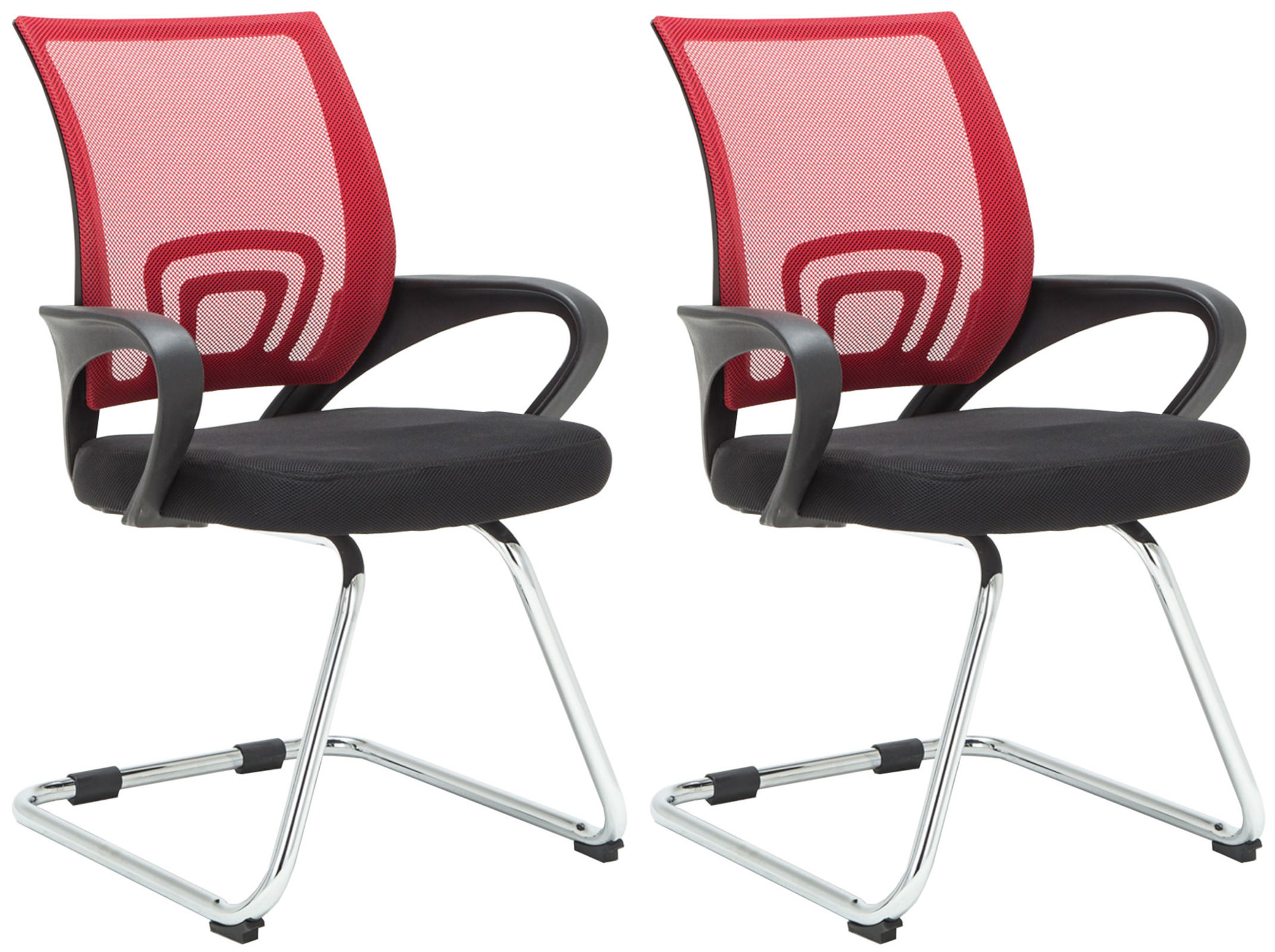 2er Set Besucherstühle Eureka