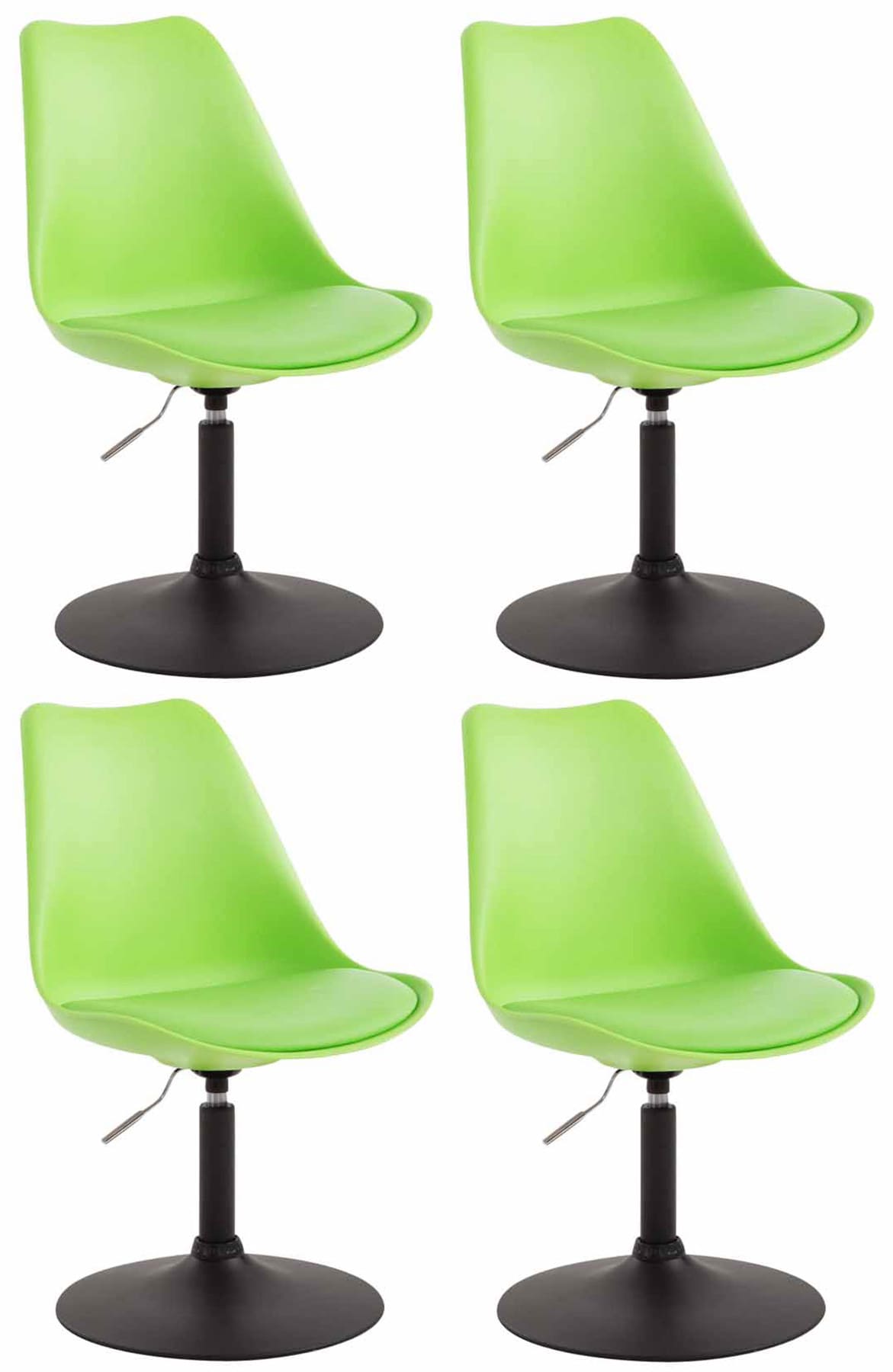 4er Set Esszimmerstühle Maverick B Kunststoff