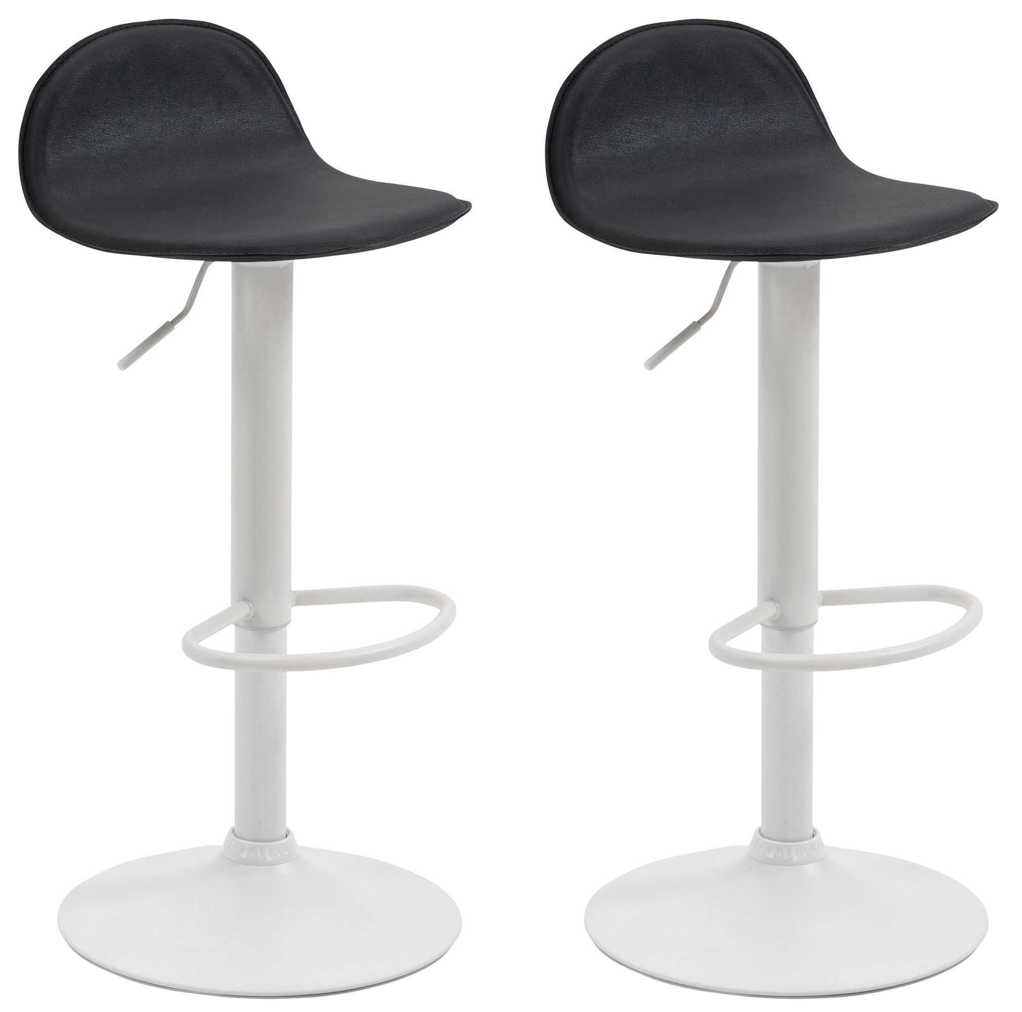 2er Set Barhocker Lana V2 Weiß