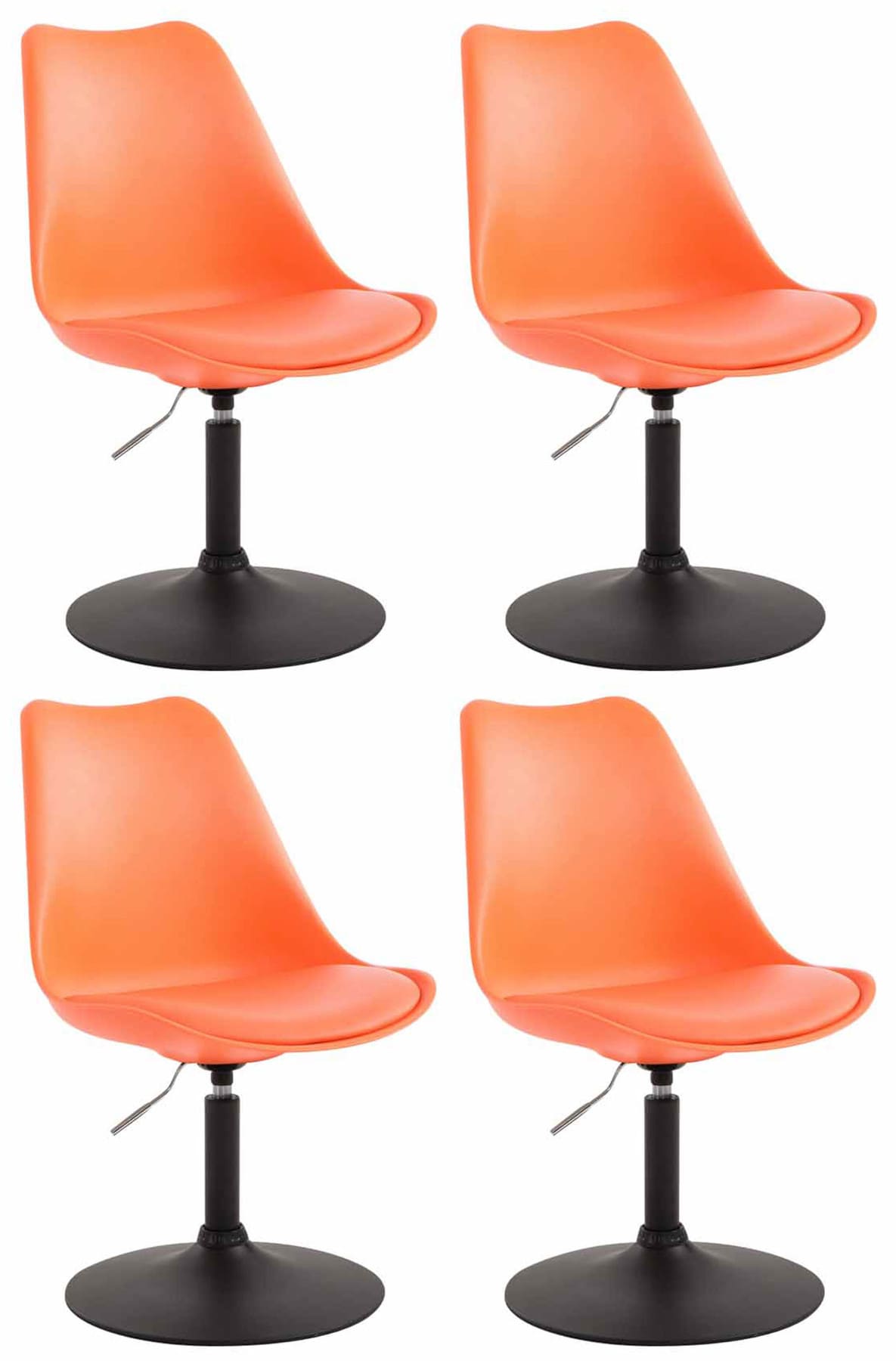 4er Set Esszimmerstühle Maverick B Kunststoff