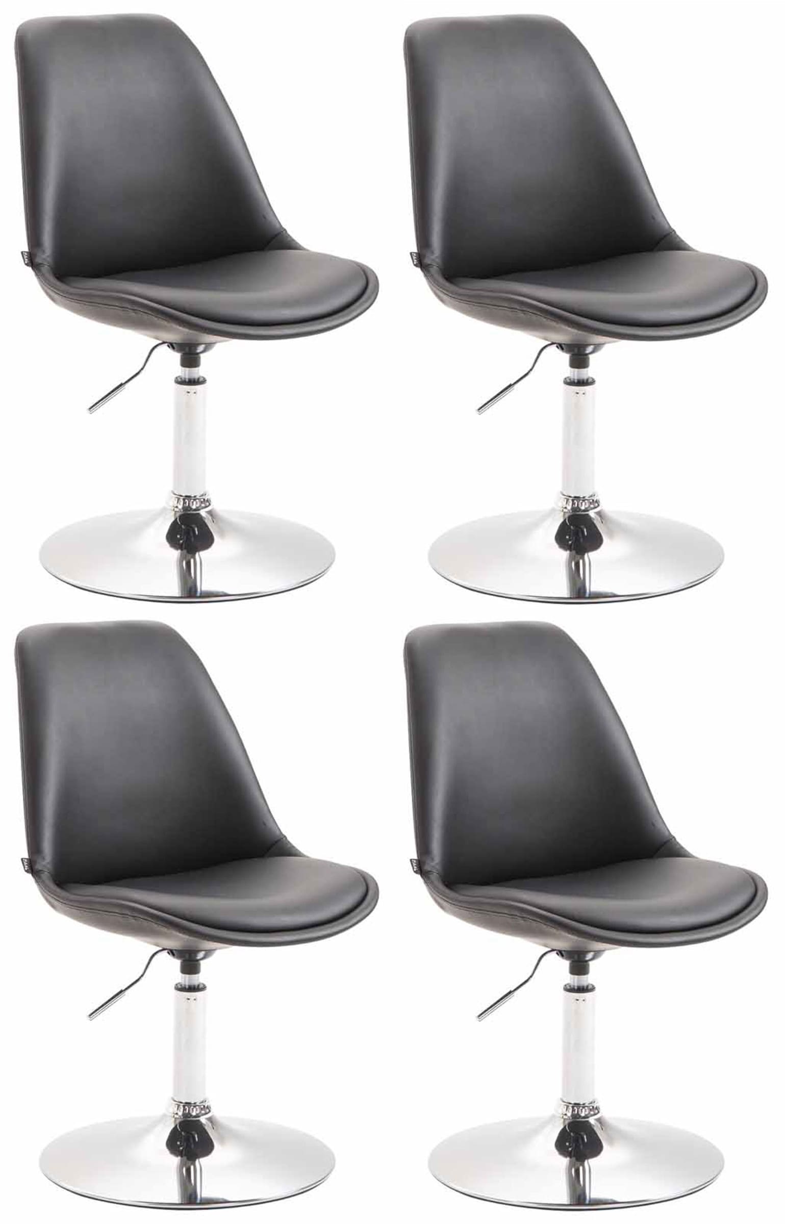 4er Set Esszimmerstühle Maverick C Kunstleder