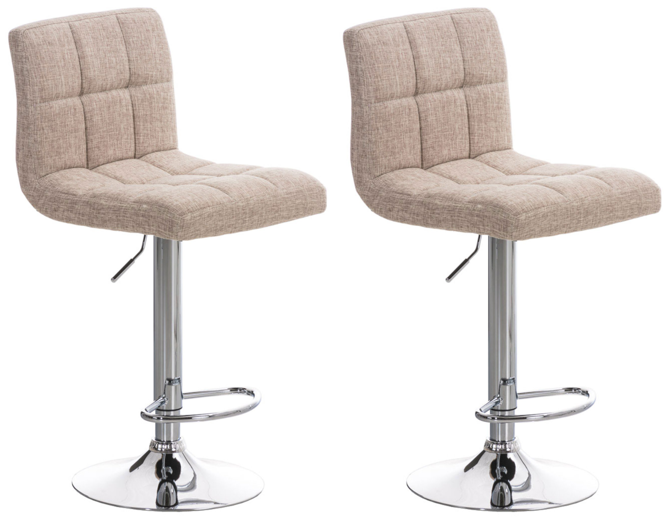 2er Set Barhocker Peru Stoff C