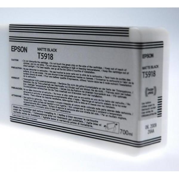 Epson T5918 Ink Cartridge Matte Black Standard Capacity 700ml 1-Pack