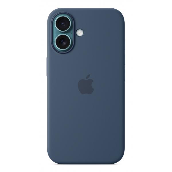 Apple Iphone 16 - Custodia In Silicone Con Magsafe - Denim