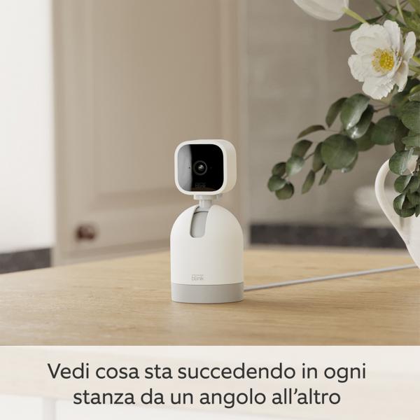 Mini Telecamera PaN-Tilt - Blink Home Security - Bianco - Image 3