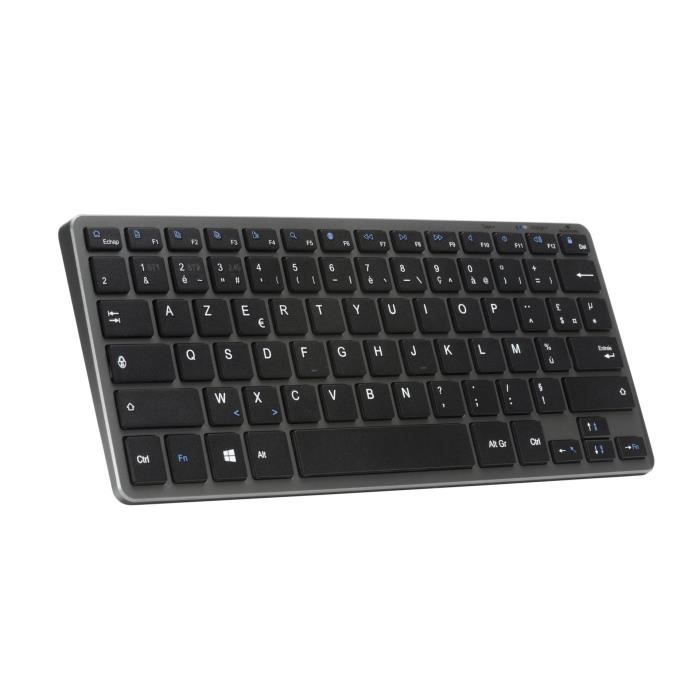 Tastiera Tkl - Bluestork - Bluetooth + Pc 2.4ghz - Grigia E Nera