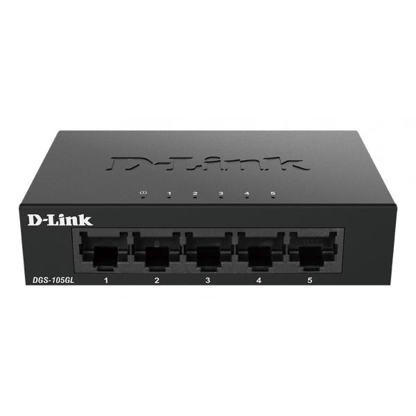 Switch Gigabit A 5 Porte - Connettori In Plastica E Metallo - Dlink