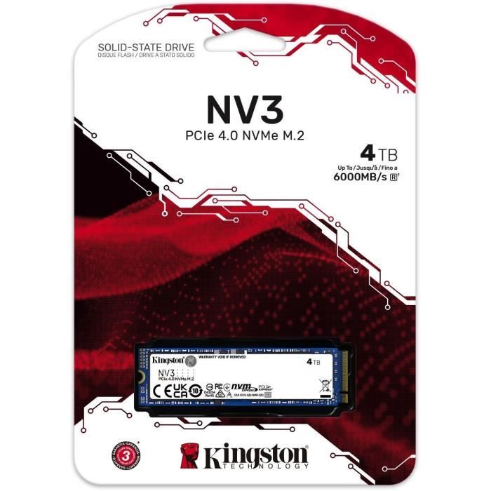Kingston - Nv3 - Ssd Interno - 4 Tb - Pcie 4.0 Nvme M.2 2280 - Image 5
