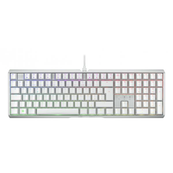 Teclado Para Juegos Con Cable - Cherry Xtrfy Mx 3.1 - Elegante Carcasa De Aluminio - Blanco