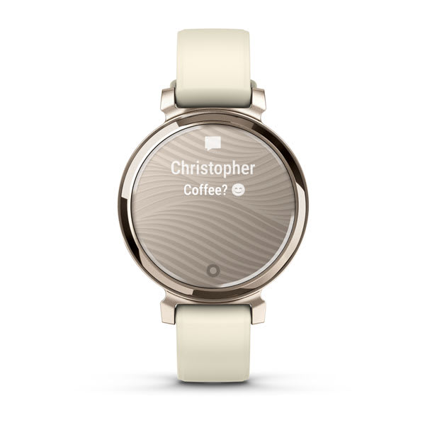Orologio Connesso - Garmin - Lily 2 - 25,4 X 21,3 Mm - Oro Crema Con Cinturino Bianco Cocco - Image 4