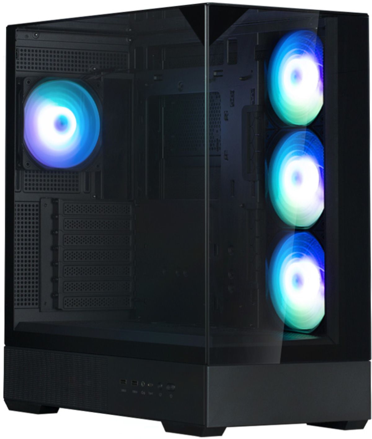 Case Senza Alimentatore - Zalman P40 Prism Plus - MiD-Tower - Formato Atx - Nero
