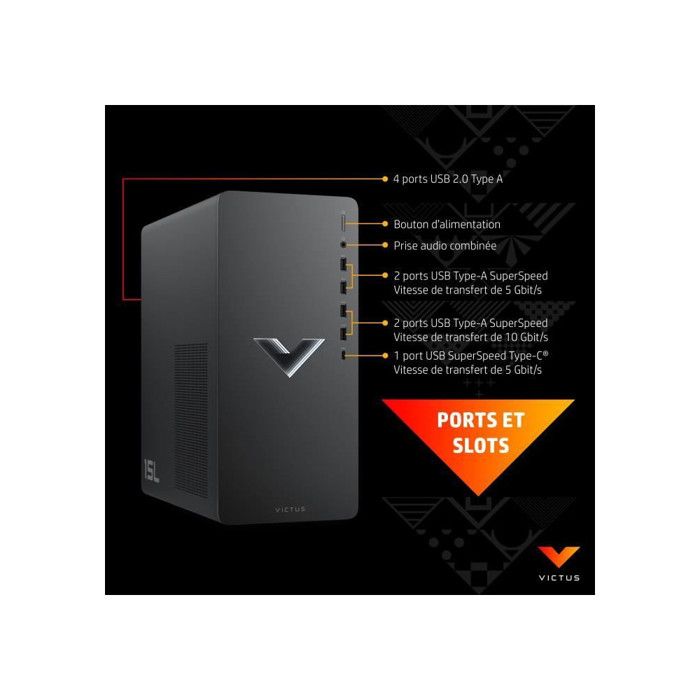 Pc Da Gioco Hp Victus 15l Tg02-0075nf - Windows 11 - Rtx 4060 8 Gb - Core I5-12400f - 16 Gb Di Ram - 512 Gb Di Spazio Di Archiviazione Ssd - Image 4