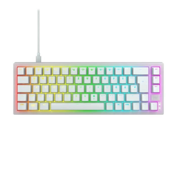 Teclado Mecánico Compacto Para Juegos Cherry Xtrfy K5v2 - Formato Del 65 % - Blanco