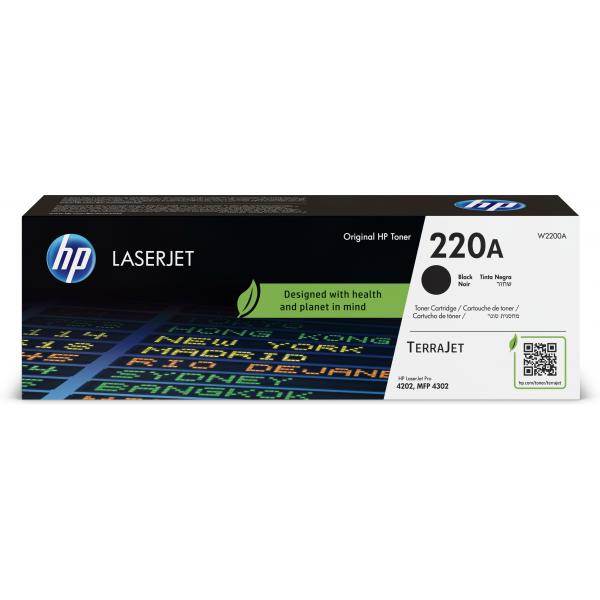 Cartuccia Toner Nero Originale Hp 220a (w2200a) Per Hp Laserjet Pro 4202/4302