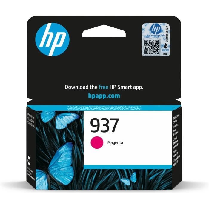 Cartuccia D'inchiostro Originale Hp 937 Magenta (4s6w3ne) Per Hp Officejet Pro 9110/9120/9130/9720/9730