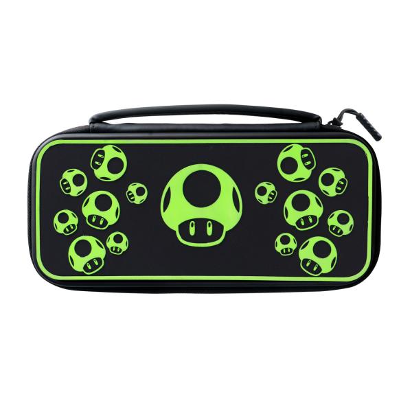 Custodia Per Il Trasporto - Pdp - 1 Up Glow In The Dark - Nintendo Switch - Nero
