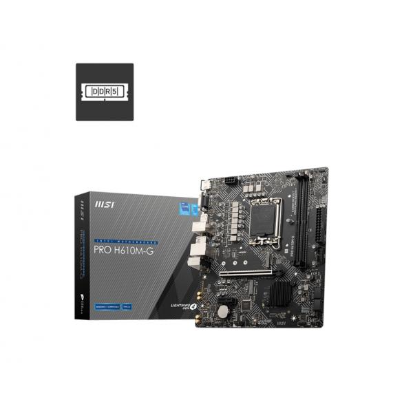 Scheda Madre - Msi - Pro H610M-G Intel H610 Lga 1700 Micro Atx