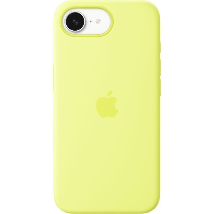 Apple Iphone 16e - Custodia In Silicone - Giallo Neon