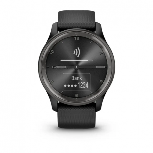 Garmin Vivomove Trend Orologi Collegati - Silicone - Black ww - Image 3
